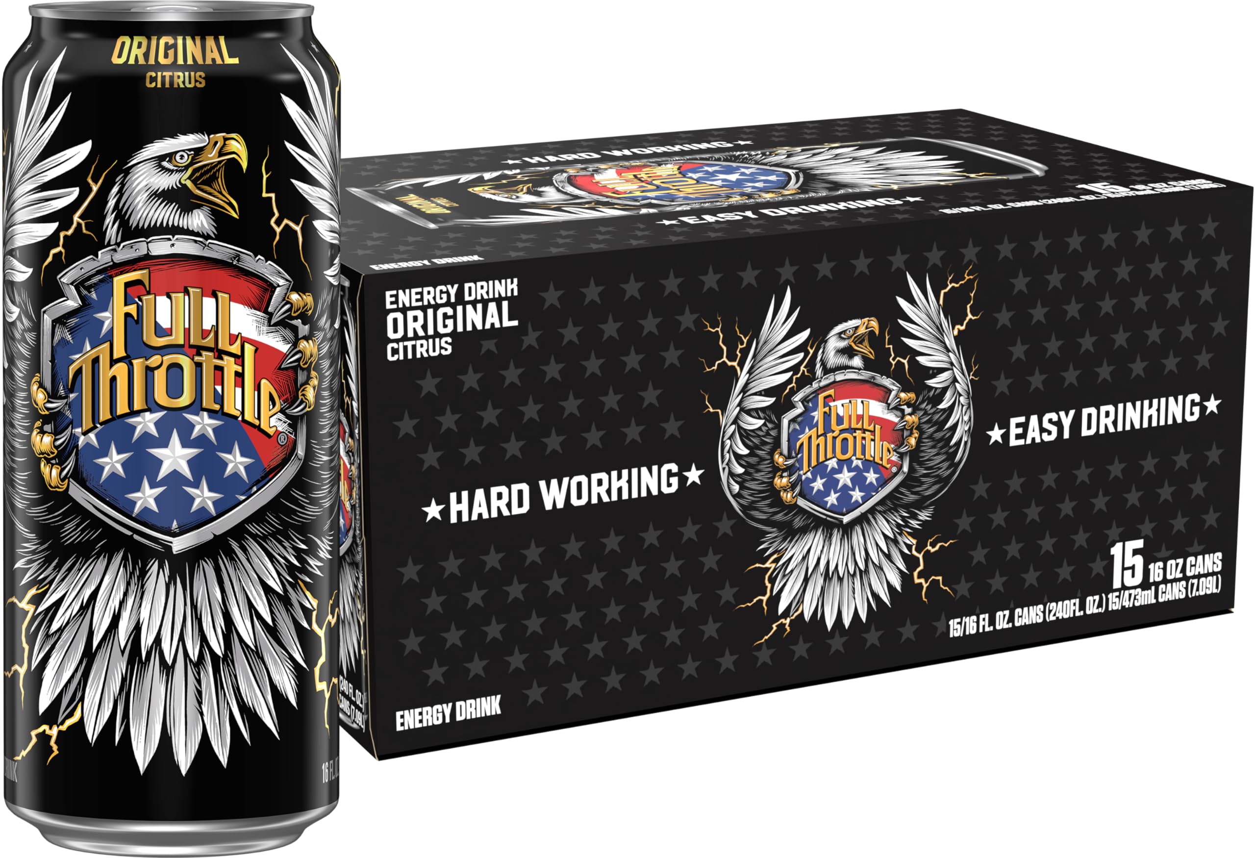 Amazon.com: Full Throttle Citrus: Hard-Working Energy Drink. 16 Fl